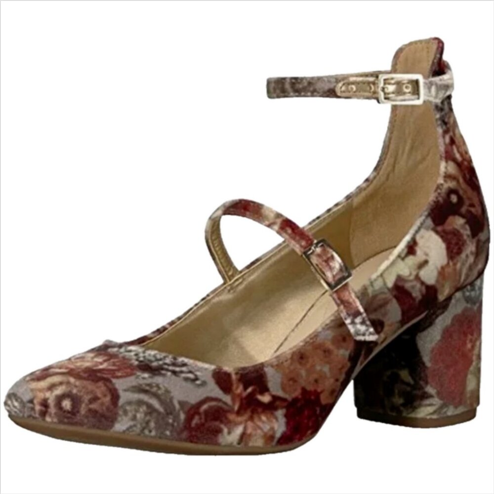 NWOB Circus by Sam Edelman Joyce Floral Velvet Pump